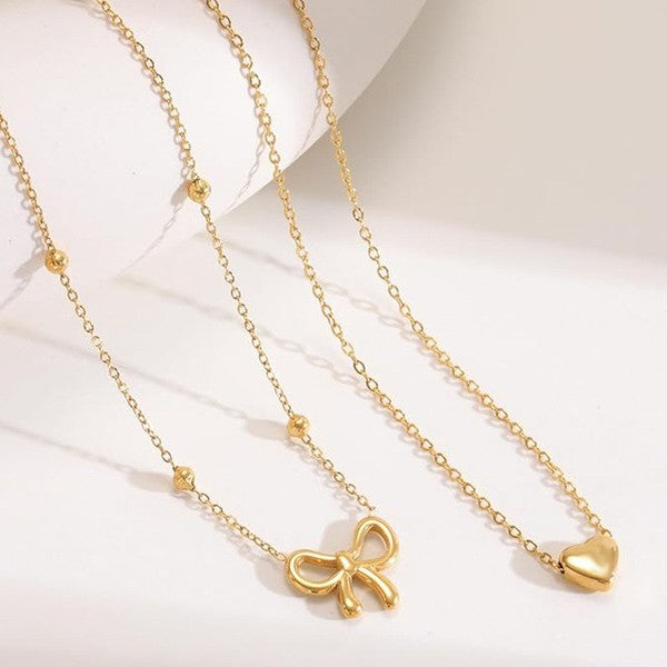 Amore Bow Necklace