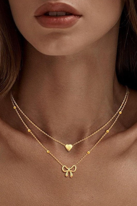 Amore Bow Necklace