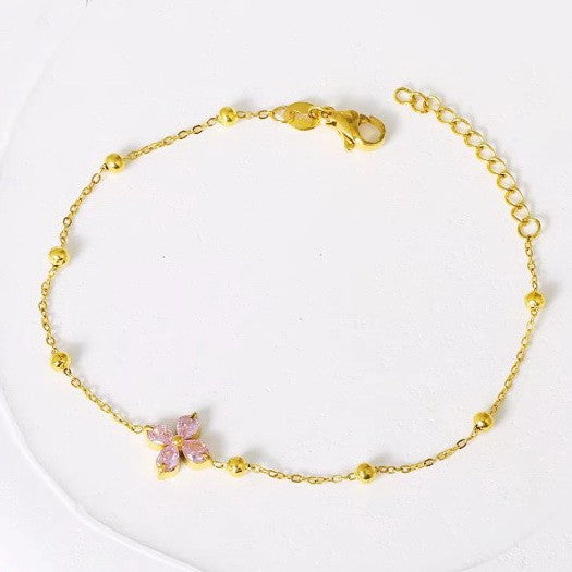 Blush Clover Bracelet